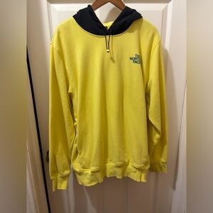 The North Face Men's Bright Yellow Crewneck Hoodie